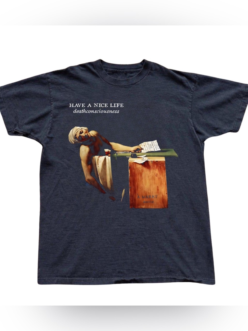 Have A Nice Life 'Deathconsciousness' Graphic Tee - Black Retro Vintage Style